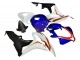 2007-2008 Honda CBR600RR Motorcycle Fairings - White Blue Red Glossy Black UK