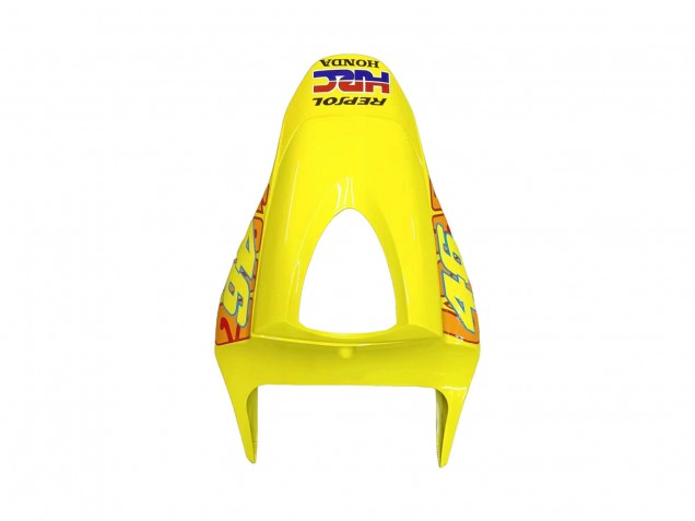 2007-2008 Honda CBR600RR Motorcycle Fairings - Yellow Orange Glossy Black Rossi Repsol UK