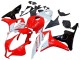 2007-2008 Honda CBR600RR Motorcycle Fairing - White Red Glossy Black UK