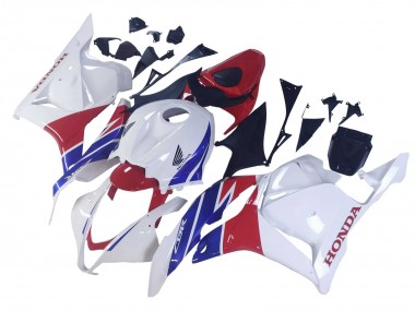 Best 2009-2012 Honda CBR600RR Motorcycle Fairings - White Red Blue UK