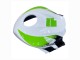 2009-2012 Honda CBR600RR Motorcycle Fairings - White Green Glossy Black Hannspree UK