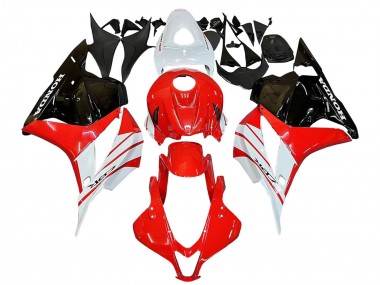 Best 2009-2012 Honda CBR600RR Motorcycle Fairing - White Red Glossy Black UK