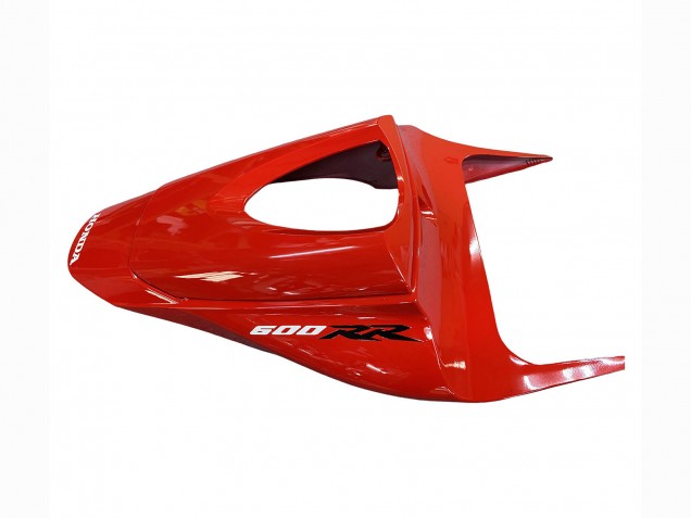 2009-2012 Honda CBR600RR Motorcycle Fairings - Red Glossy Black Matte Black Stripe UK