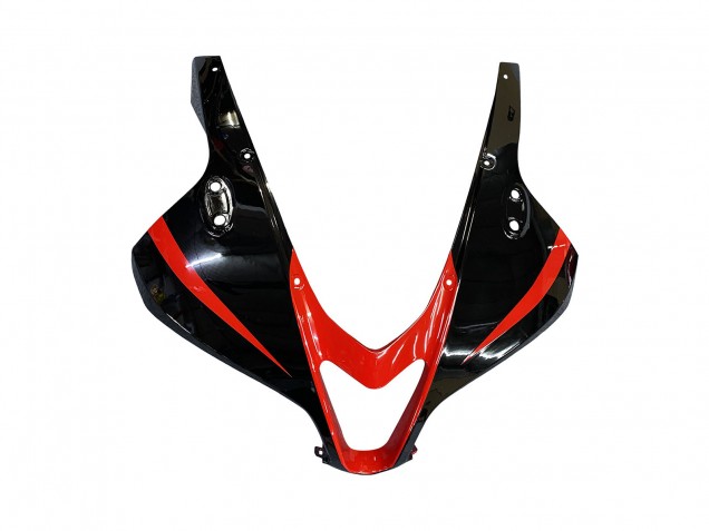 2009-2012 Honda CBR600RR Motorcycle Fairings - Red Glossy Black Matte Black Stripe UK