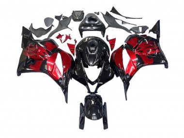 Best 2009-2012 Honda CBR600RR Motorcycle Fairings - Red Glossy Black UK