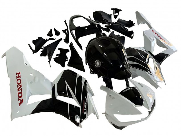2013-2023 Honda CBR600RR Motorcycle Fairing Kits - White Glossy Black UK