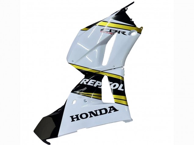 2013-2023 Honda CBR600RR Motorcycle Fairings - White Gold Glossy Black Repsol UK
