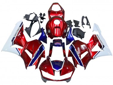 Best 2013-2023 Honda CBR600RR Motorcycle Fairings - White Red Blue HRC UK