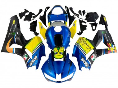 Best 2013-2023 Honda CBR600RR Motorcycle Fairings - Blue Yellow Matte Black Green Monster Shark UK