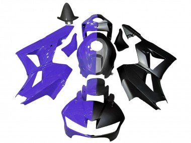 Best 2013-2023 Honda CBR600RR Motorcycle Fairings - Purple Matte Black Split UK
