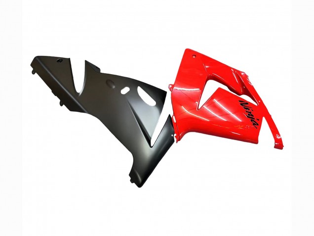 2004-2005 Kawasaki ZX10R Motorcycle Fairings - Red Black Ninja UK