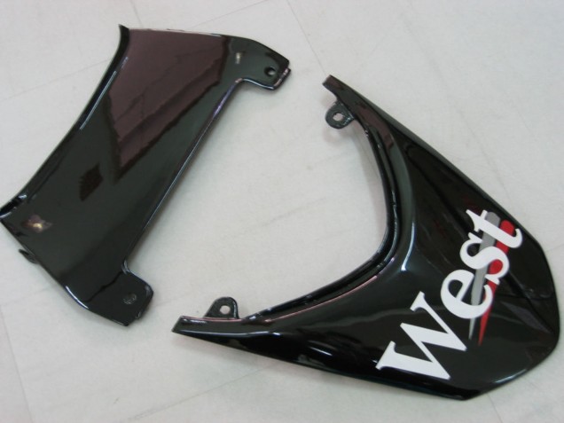2004-2005 Kawasaki ZX10R Motorcycle Fairings - White Black West Ninja UK