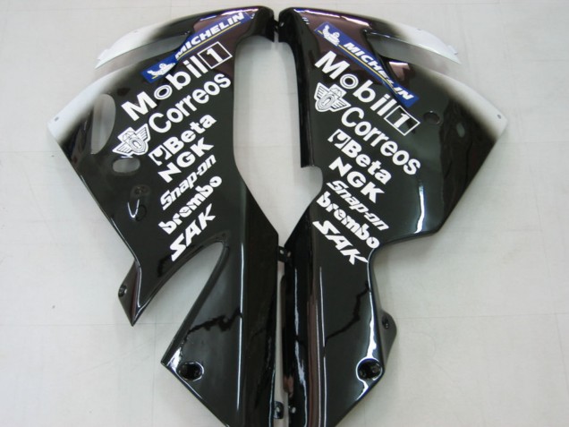 2004-2005 Kawasaki ZX10R Motorcycle Fairings - White Black West Ninja UK