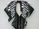 2004-2005 Kawasaki ZX10R Motorcycle Fairings - White Black West Ninja UK