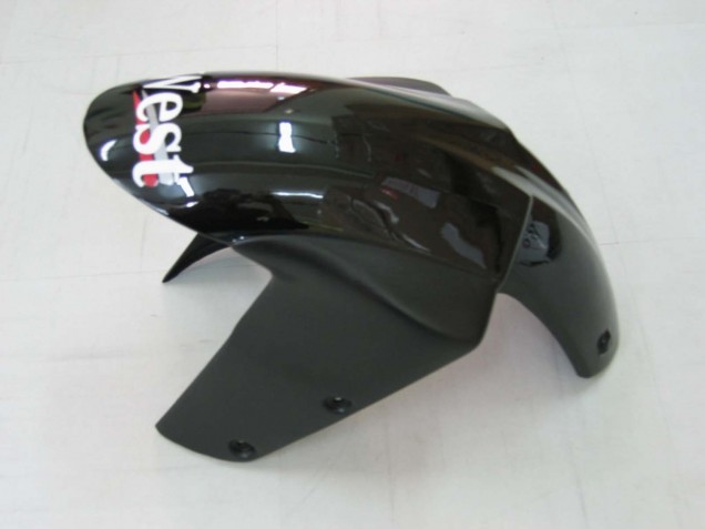 2004-2005 Kawasaki ZX10R Motorcycle Fairings - White Black West Ninja UK
