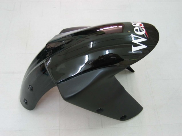 2004-2005 Kawasaki ZX10R Motorcycle Fairings - White Black West Ninja UK