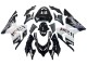 2004-2005 Kawasaki ZX10R Motorcycle Fairings - White Black West Ninja UK