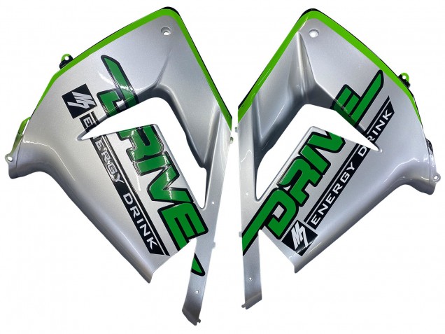2004-2005 Kawasaki ZX10R Motorcycle Fairings - Green Silver Black 69 UK