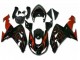 2006-2007 Kawasaki ZX10R Motorcycle Fairings - Glossy Black Red UK