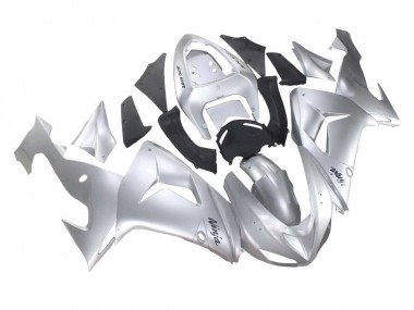 Best 2006-2007 Kawasaki ZX10R Motorcycle Fairings - Silver Black Ninja UK