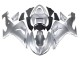2006-2007 Kawasaki ZX10R Motorcycle Fairings - Silver Black Ninja UK