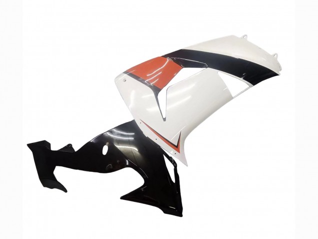 2006-2007 Kawasaki ZX10R Motorcycle Fairings - White Orange Black UK
