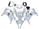 2011-2015 Kawasaki ZX10R Motorcycle Fairings - White Green Stripe Black Ninja UK