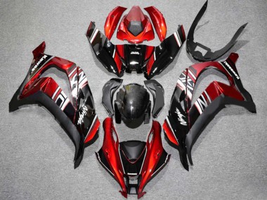 Best 2016-2020 Kawasaki ZX10R Motorcycle Fairing - Red Glossy Black White UK