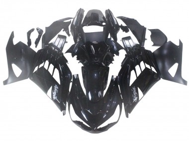 Best 2012-2024 Kawasaki ZX14R ZZR1400 Motorcycle Fairing - Glossy Black Matte Black White Ninja UK