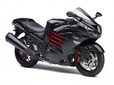 Best 2012-2024 Kawasaki ZX14R ZZR1400 Motorcycle Fairings - Matte Black Red White Ninja UK