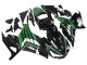 2012-2024 Kawasaki ZX14R ZZR1400 Motorcycle Fairings - Green Glossy Black Stripe UK