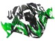 2012-2024 Kawasaki ZX14R ZZR1400 Motorcycle Fairing Kits - Green Glossy Black UK