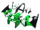 1998-1999 Kawasaki ZX6R Motorcycle Fairings - Green White Glossy Black UK