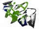 1998-1999 Kawasaki ZX6R Motorcycle Fairings - Green White Blue Silver Glossy Black UK
