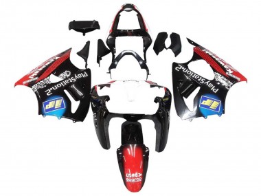 Best 2000-2002 Kawasaki ZX6R Motorcycle Fairings - Glossy Black Red Blue Red PlayStation 2 UK