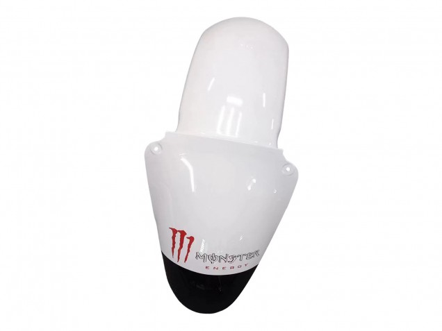 2000-2002 Kawasaki ZX6R Motorcycle Fairings - White Black Red Monster UK