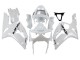 2003-2004 Kawasaki ZX6R Motorcycle Fairings - White Black Decals UK