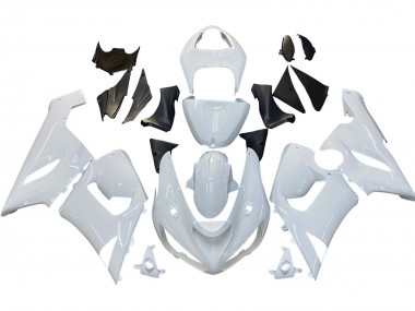 Best 2005-2006 Kawasaki ZX6R Motorcycle Fairings - White UK