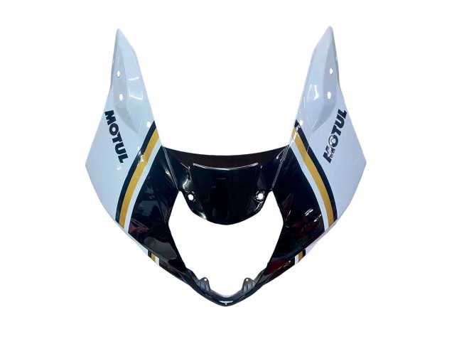 2003-2004 Suzuki GSXR 1000 Motorcycle Fairings - White Black Gold Motul Lucky Strike UK