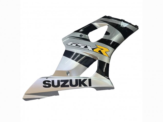 2003-2004 Suzuki GSXR 1000 Motorcycle Fairings - Glossy Black Silver Grey Yellow UK