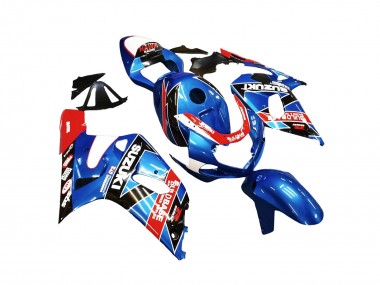 Best 2001-2003 Suzuki GSXR 600 / GSXR 750 Motorcycle Fairings - Blue Red Racing UK