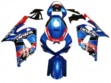 Best 2001-2003 Suzuki GSXR 600 / GSXR 750 Motorcycle Fairings - Blue Red Racing UK