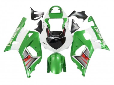 Best 2001-2003 Suzuki GSXR 600 / GSXR 750 Motorcycle Fairings - White Green Silver Red Black UK