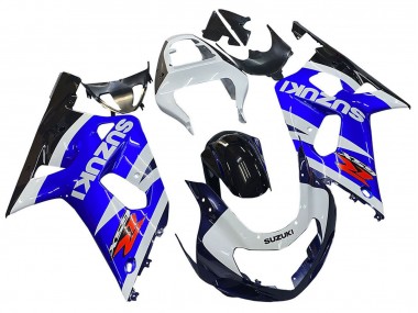 Best 2001-2003 Suzuki GSXR 600 / GSXR 750 Motorcycle Fairings - Blue White Glossy Black Red UK
