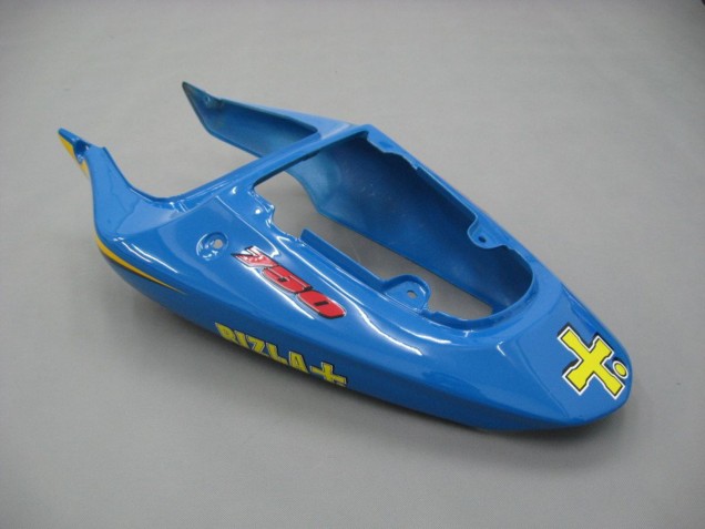 2001-2003 Suzuki GSXR 600 / GSXR 750 Motorcycle Fairings - Blue Yellow Black Motul Rizla UK