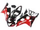 2004-2005 Suzuki GSXR 600 / GSXR 750 Motorcycle Fairings - Glossy Black Red Jordan Michelin UK