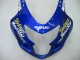2004-2005 Suzuki GSXR 600 / GSXR 750 Motorcycle Fairings - Blue White Yellow Green Telefonica Motul MoviStar UK