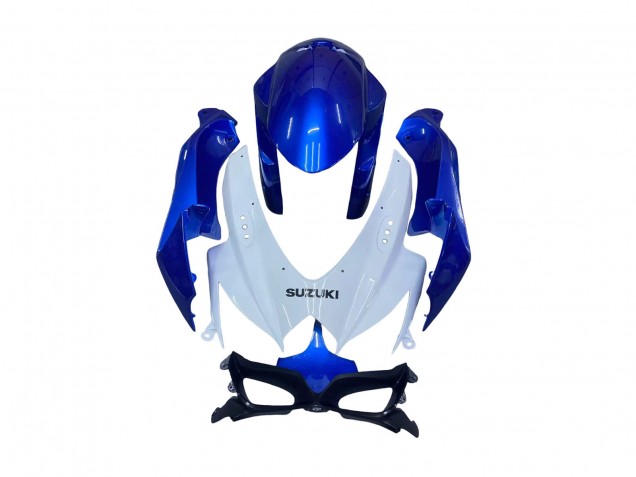 2008-2010 Suzuki GSXR 600 / GSXR 750 Motorcycle Fairing Kits - Blue White Red UK