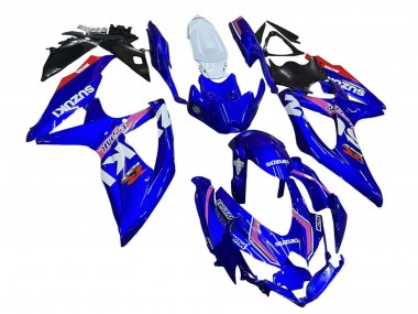 Best 2008-2010 Suzuki GSXR 600 / GSXR 750 Motorcycle Fairings - White Blue Pink Ecstar Motul UK