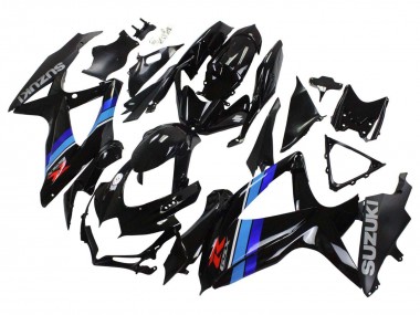 Best 2008-2010 Suzuki GSXR 600 / GSXR 750 Motorcycle Fairings - Glossy Black Blue UK